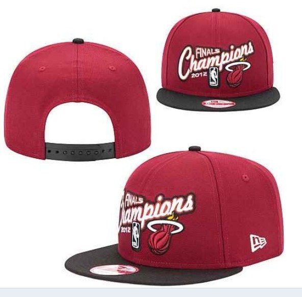 Miami Heat 2013 NBA Finals Champions Snapback Hat #01
